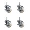 Service Caster 3 Inch Nylon Wheel Swivel 34 Inch Threaded Stem Caster Set with Brake SCC SCC-TS20S314-NYS-TLB-34212-4 - alternate 1